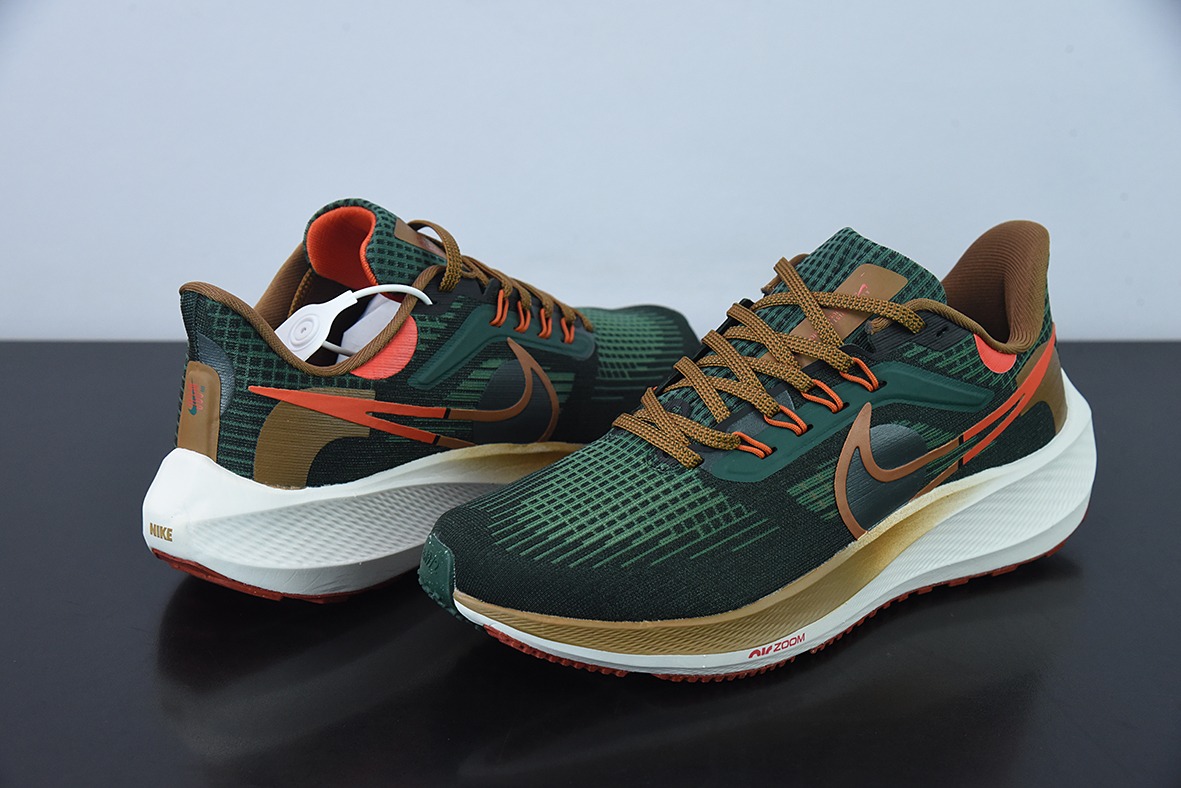 NK Air Zoom Pegasus 39"Dark Green/Orange"39代超级飞马涡轮增压马拉松休闲运动慢跑鞋“网织深绿橙”DO9500-300