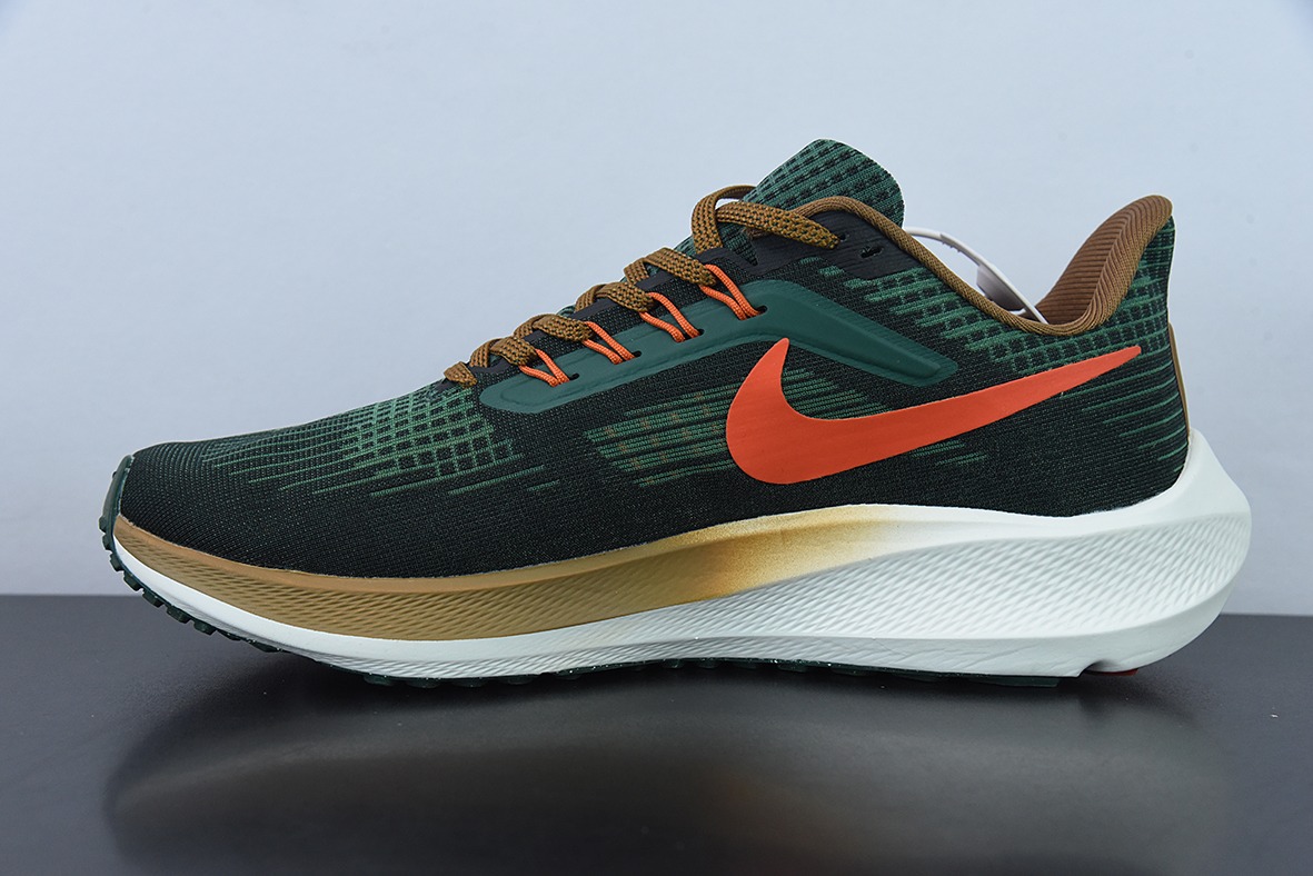 NK Air Zoom Pegasus 39"Dark Green/Orange"39代超级飞马涡轮增压马拉松休闲运动慢跑鞋“网织深绿橙”DO9500-300
