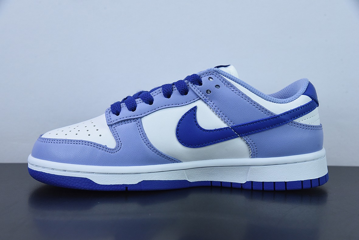 Nike Dunk Low GS “Blueberry” 白紫蓝莓休闲板鞋 货号：DZ4456-100