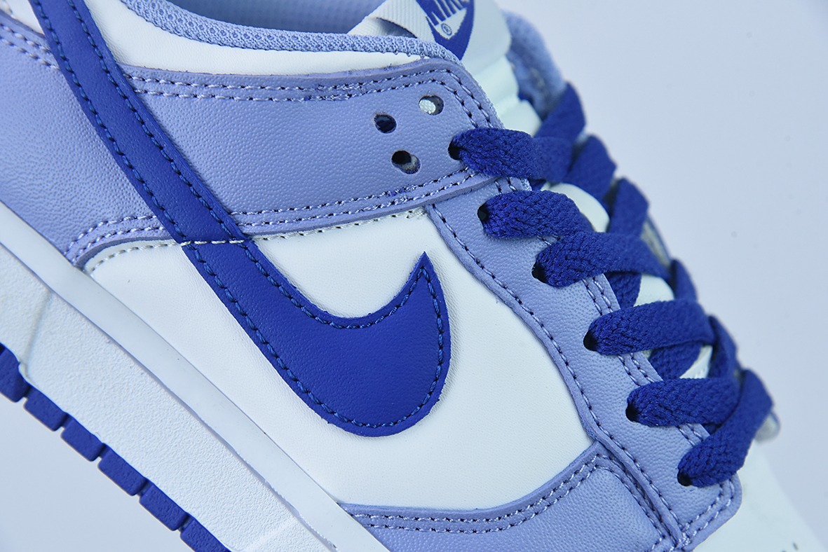 Nike Dunk Low GS “Blueberry” 白紫蓝莓休闲板鞋 货号：DZ4456-100