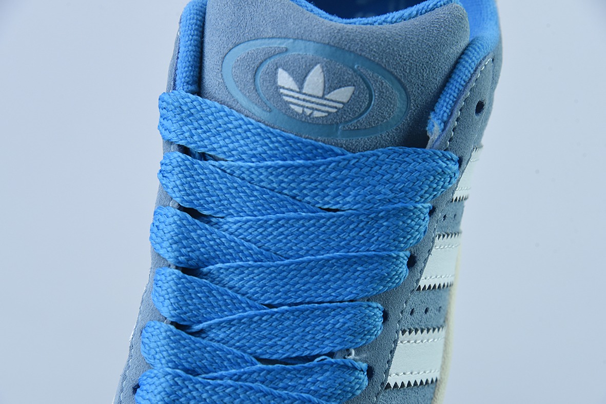 didas Originals Campus 00s 小面包男女同款低帮休闲板鞋 货号GY9473 米水蓝