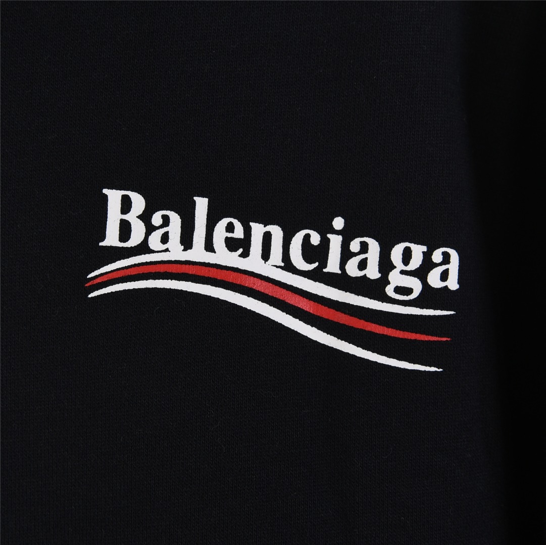 260 Balenciaga /巴黎世家 21Fw 可乐波浪印花连帽卫衣