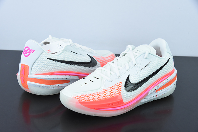Nike Air Zoom G.T.Cut EP减震防滑低帮实战篮球鞋 白粉水蜜桃 官方货号：CZ0176-106