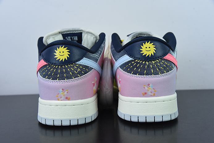 NK SB Dunk Low PRO"Be True"扣篮系列低帮休闲运动滑板板鞋“黄白粉彩虹”DX5933-900