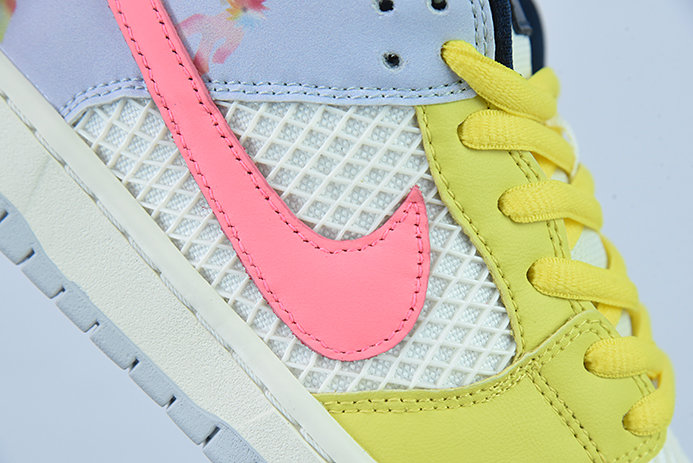 NK SB Dunk Low PRO"Be True"扣篮系列低帮休闲运动滑板板鞋“黄白粉彩虹”DX5933-900