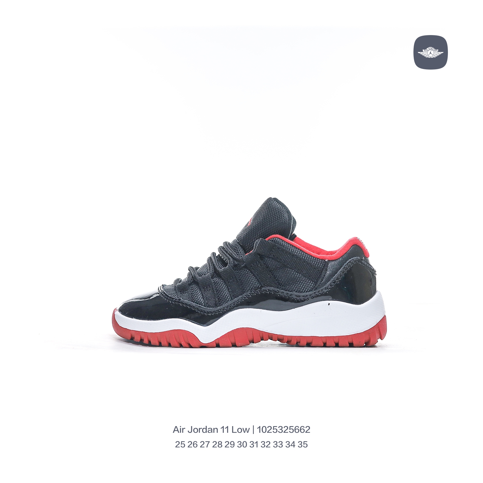 图片[7]-🈴️ Jordan/乔丹 童鞋 原楦原纸版数据开发版型，采用漆皮牛培革鞋面材质，厂级拉帮注胶效果❗️官方经典配色，复刻黑红！耐克Air Jordan 11 Low迈克尔·乔丹11代AJ11低帮运动文化篮球鞋\” 类型：童鞋 尺码：25 26 27 28 29 30 31 32 33 34 35-选品中心
