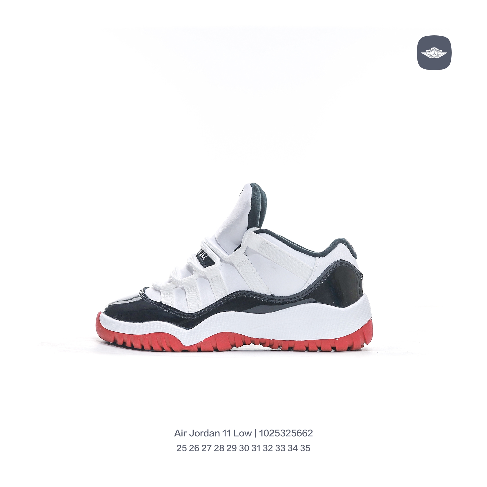 🈴️ Jordan/乔丹 童鞋 原楦原纸版数据开发版型,采用漆皮牛培革鞋面材质,厂级拉帮注胶效果❗️官方经典配色,复刻黑红!耐克Air Jordan 11 Low迈克尔·乔丹11代AJ11低帮运动文化篮球鞋\” 类型:童鞋 尺码:25 26 27 28 29 30 31 32 33 34 35-选品中心