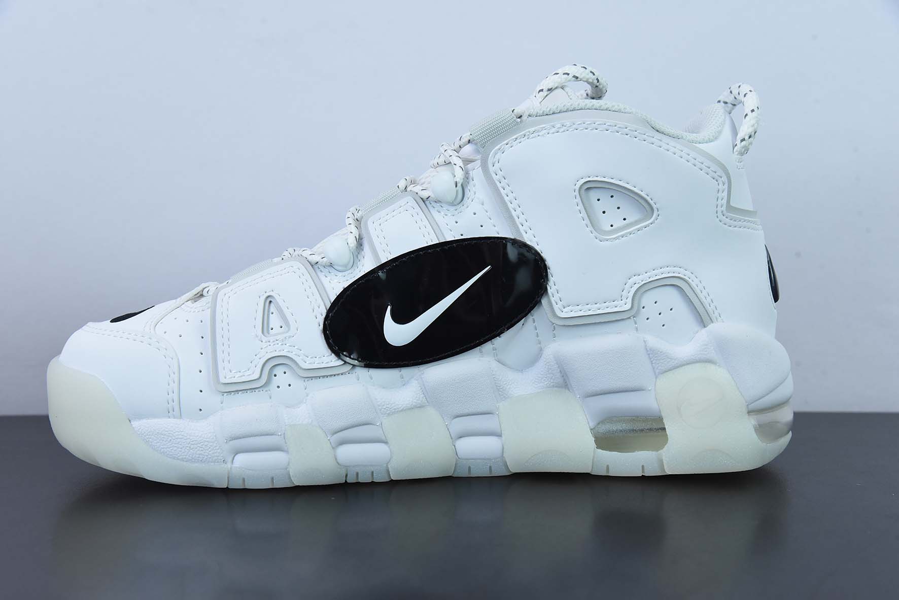 Nike Air More Uptempo‘96“Copy/Paste”(GS)白黑男女同款运动鞋 货号:DQ5014 100