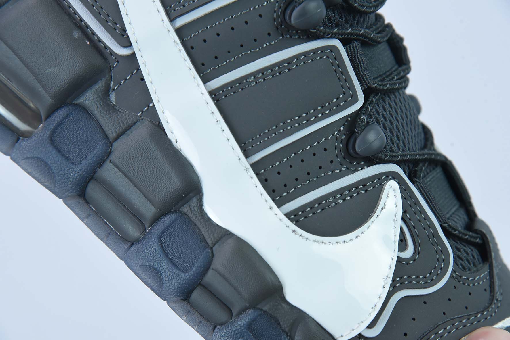 Nike Air More Uptempo‘96“Copy/Paste”GS黑男女同款运动鞋 货号:DQ5014 100