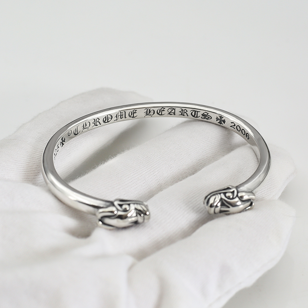NO:859021,chrome hearts double dragon head letter bracelet, fine jewelry, chrome hearts, chrome hearts, bracelet19860909chrome hearts 克罗心 双龙头字母手镯,饰品精品,chrome hearts,chrome hearts,bracelet,Jewelry