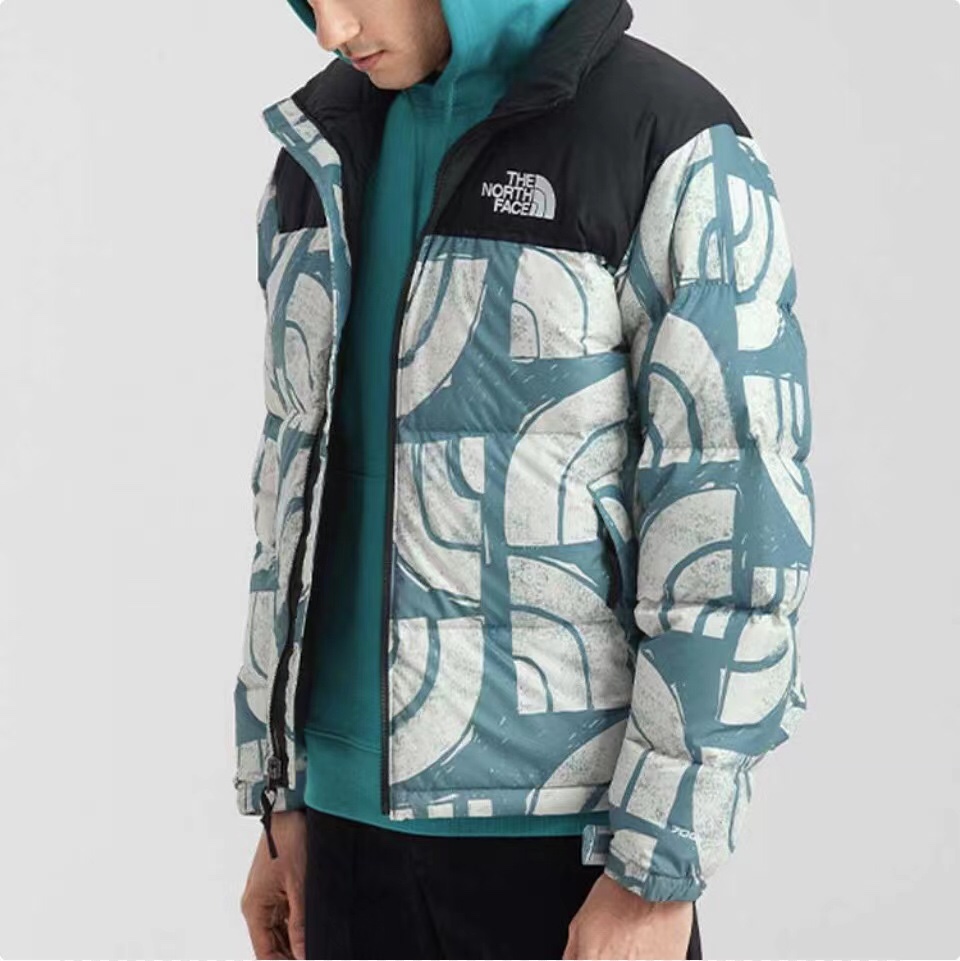 THE NORTH FACE Retro Nuptse 北面 TNF 撞色保暖棉服外套