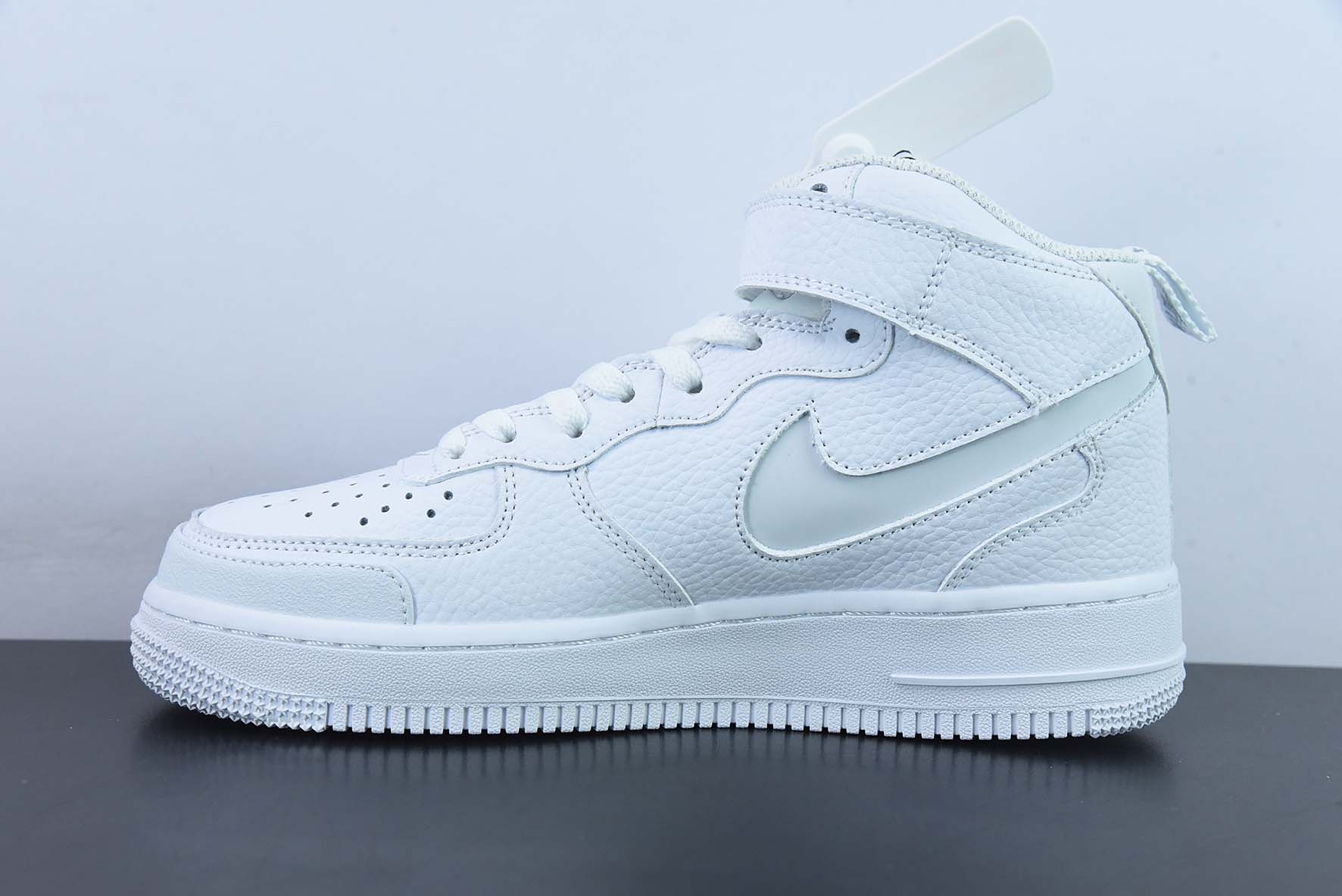 [Air Force Series]Nike Air Force 1 MID Premium All White Air Force One Low Top
