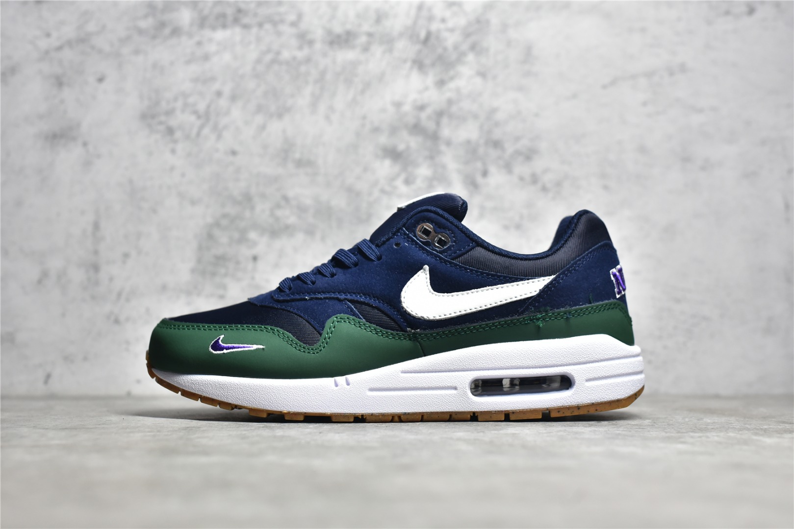 Original nuevo 🚀# nivel de fábrica Nk Air Max 1 Nike air bag de media suela zapatillas de running retro DV3887-400 tal…