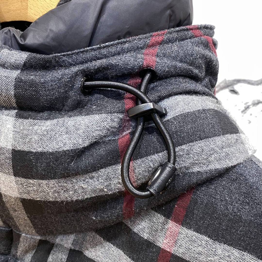 Bur 2022 秋冬新款对格设计羽绒服夹克外套
