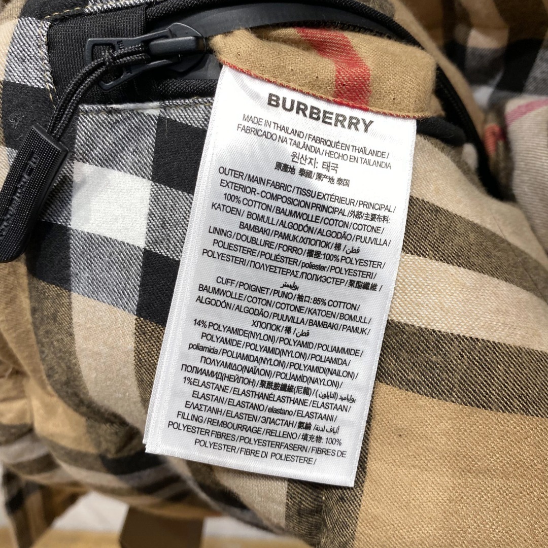 Bur 2022 秋冬新款对格设计羽绒服夹克外套