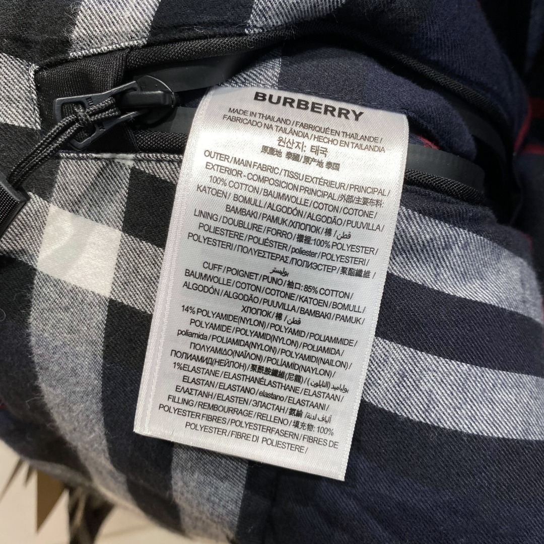 Bur 2022 秋冬新款对格设计羽绒服夹克外套