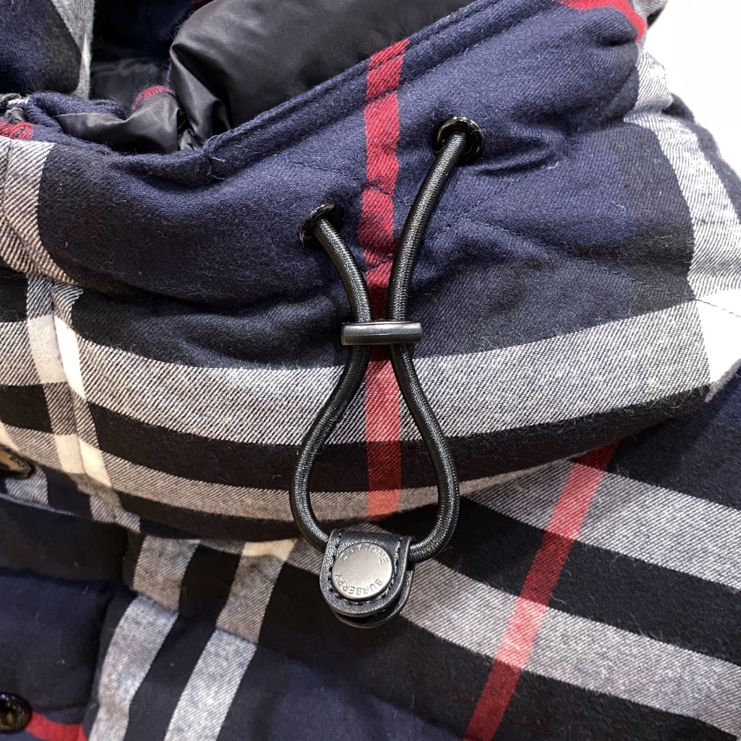 Bur 2022 秋冬新款对格设计羽绒服夹克外套