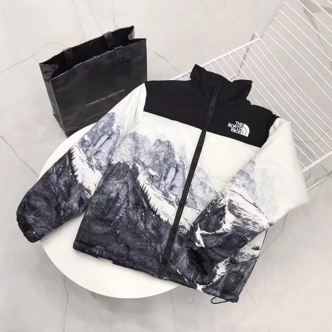 P220 The North Face /北面海外限定珠峰雪山手塞棉情侣棉服