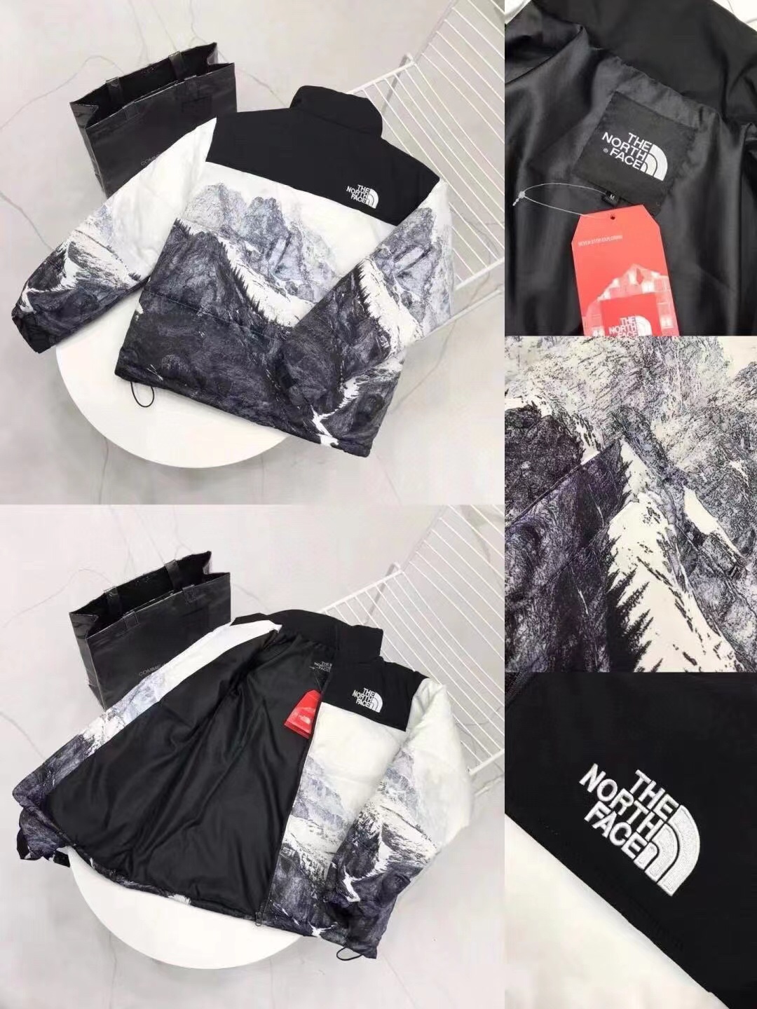 P220 The North Face /北面海外限定珠峰雪山手塞棉情侣棉服