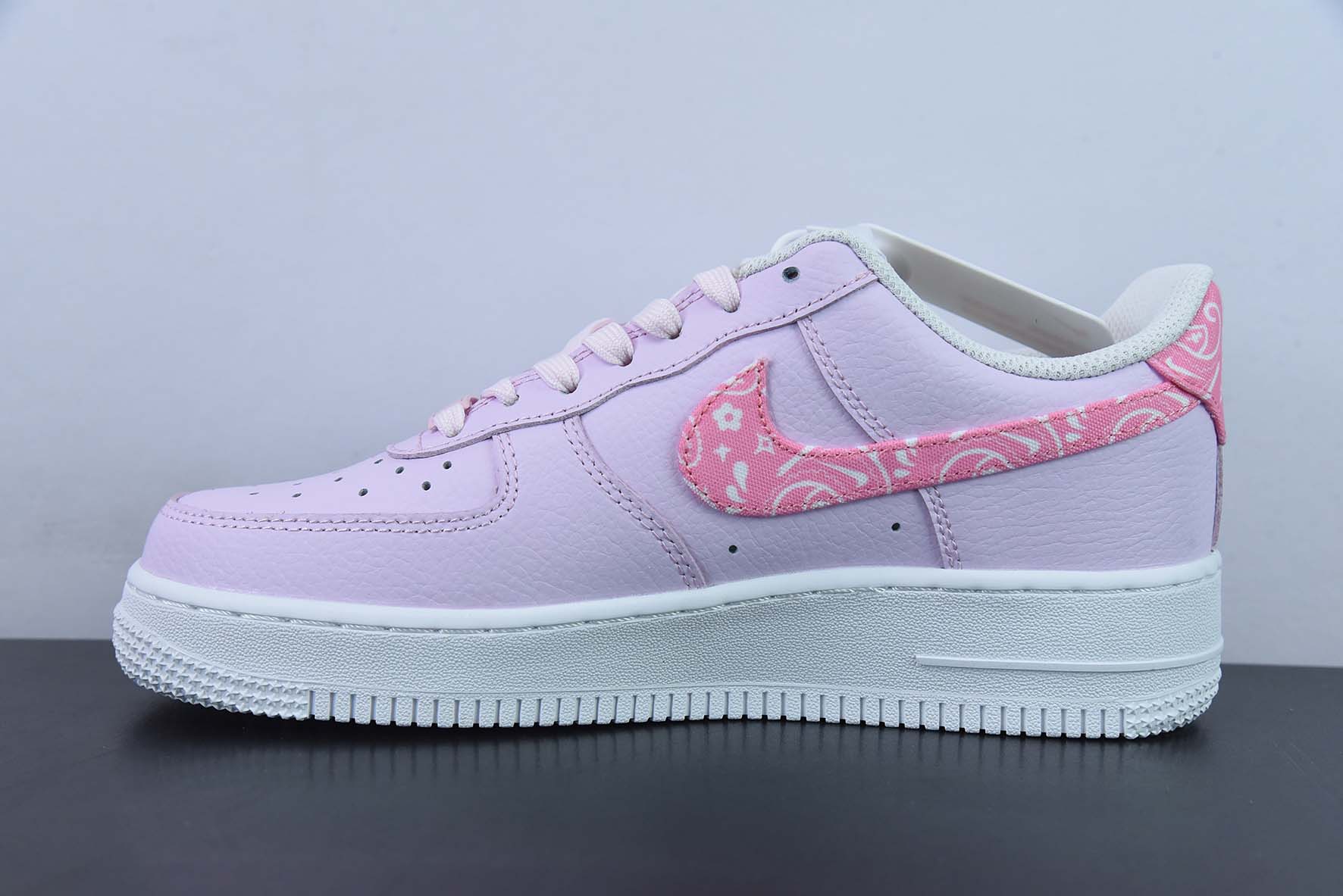 [Air Force Series]Nike Air Force 1 Low Pink Cashew Flower Haze Purple Air Forc