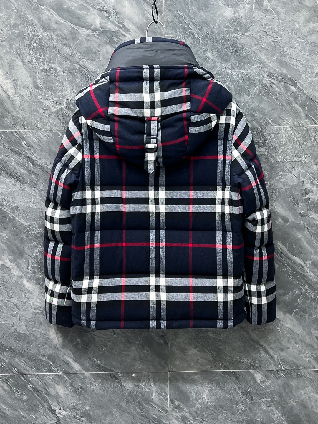 【新品】2022秋冬Bur*erry Vintage格纹羽绒服夹克外套