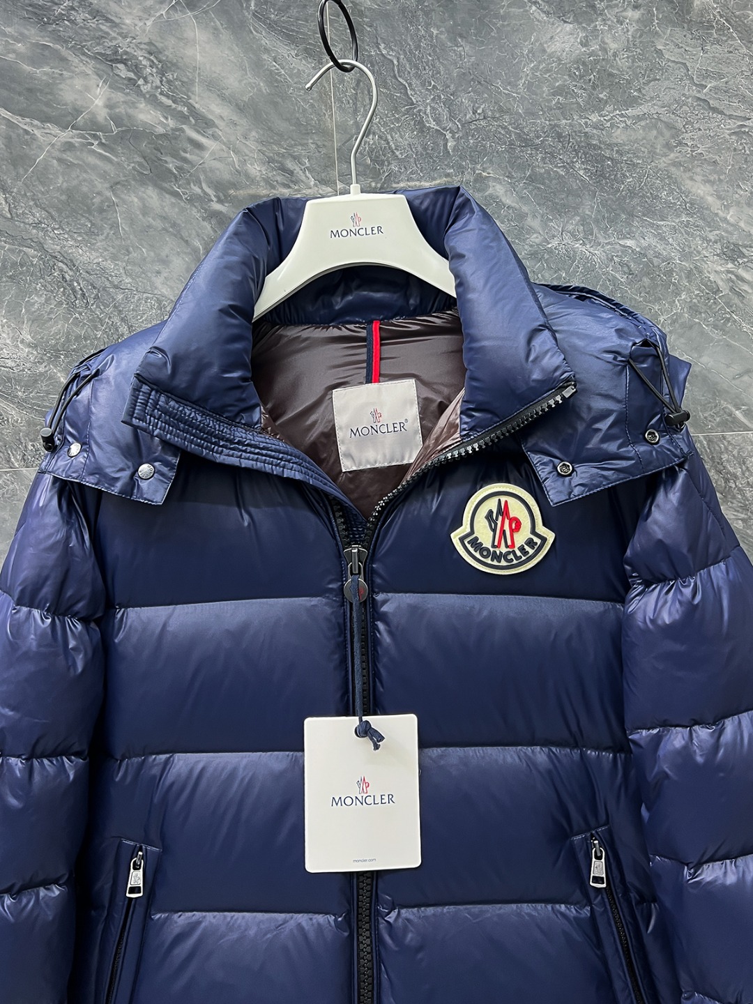 新品】2022秋冬MON新款可拆袖子两穿男士休闲羽绒服外套