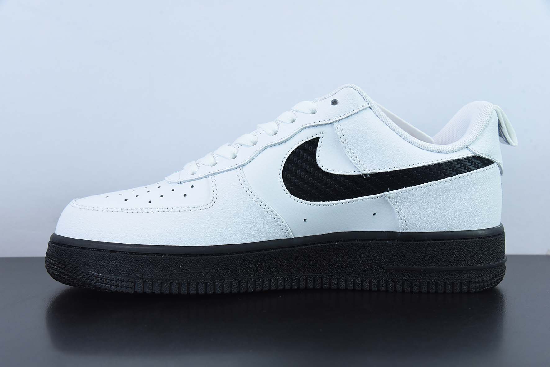 [Air Force Series]Air Force 1 07 Low Air Force One Suede Black and White Small