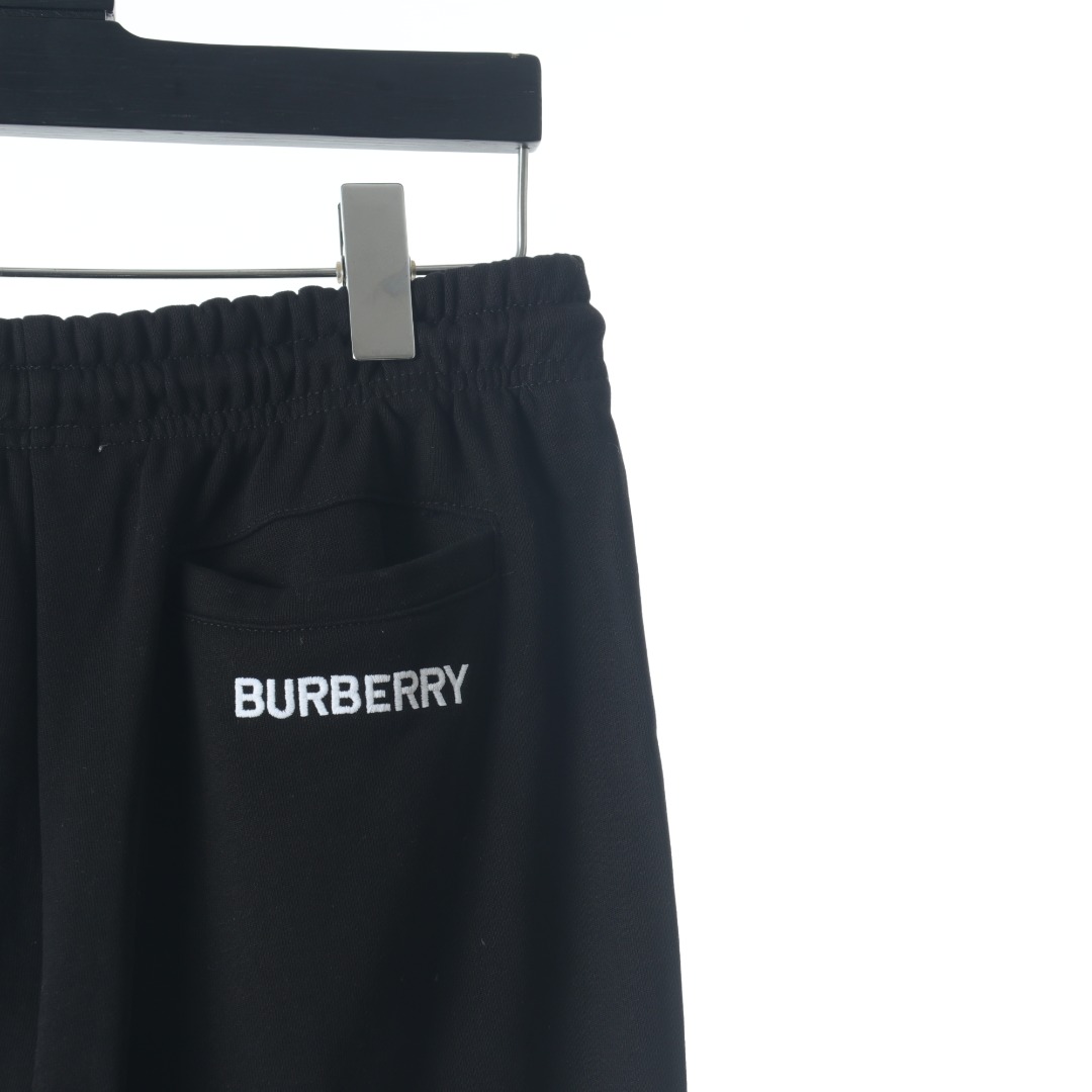 240 Burberry巴宝莉BBR 经典TB毛圈绣徽标长裤