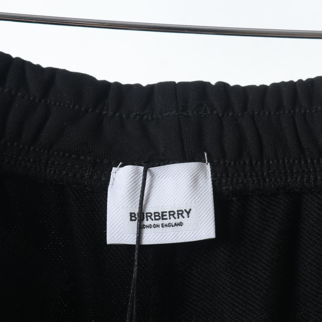 240 Burberry巴宝莉BBR 经典TB毛圈绣徽标长裤