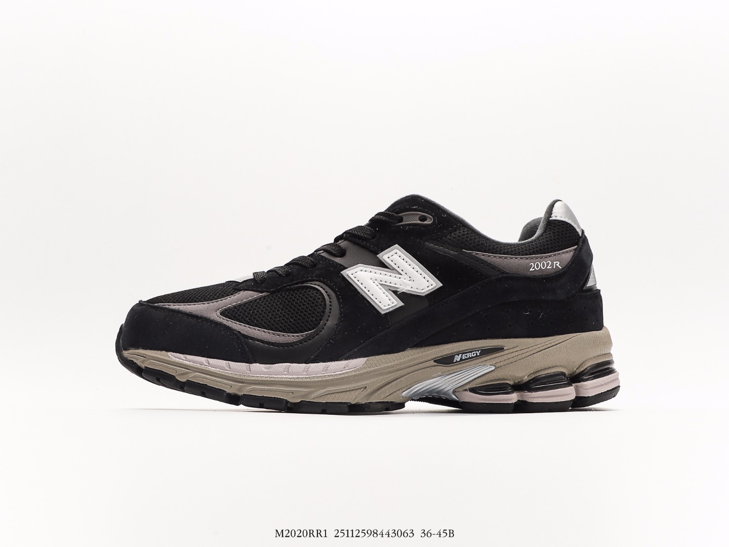 New Balance ML2002 Series Retro Pop Style Casual Athletic Joggers Con piel de cerdo de color sólido 