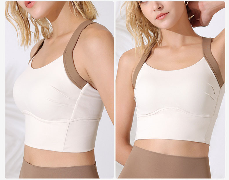 Lululemon tank yoga cream and taupe