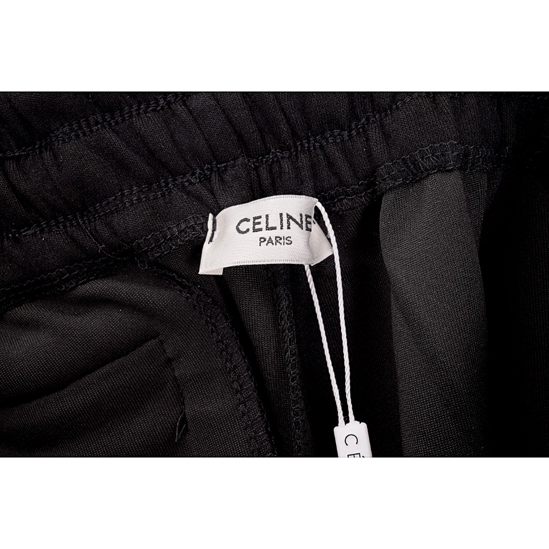 240 Celine/赛琳 侧边织带拼接套装长裤