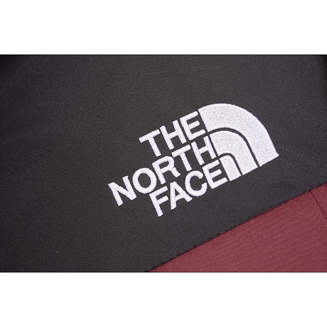 400 The north face/北面 拼接撞色工装羽绒服外套