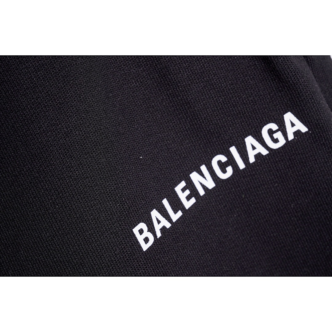 250 Balenciaga/巴黎世家 印花Logo直筒长裤