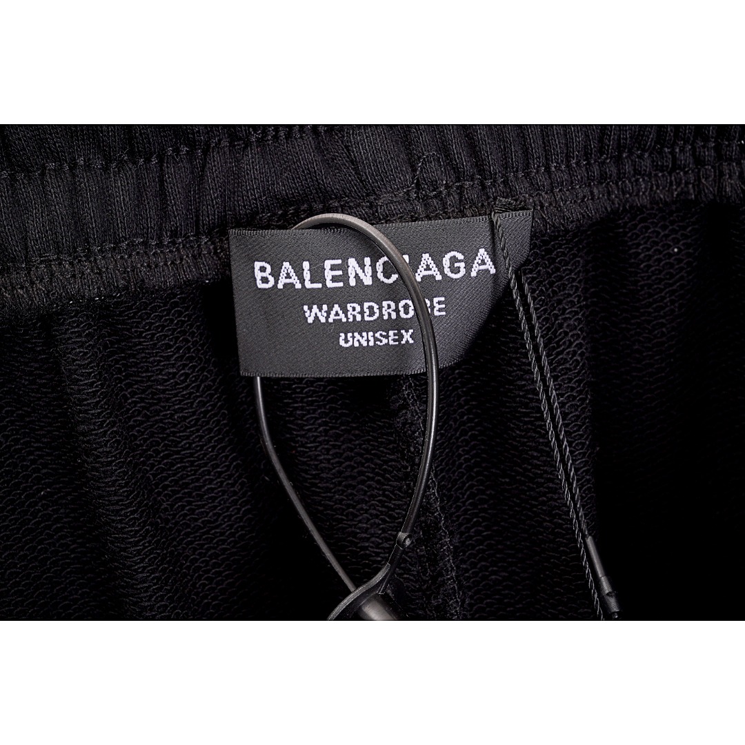 250 Balenciaga/巴黎世家 印花Logo直筒长裤