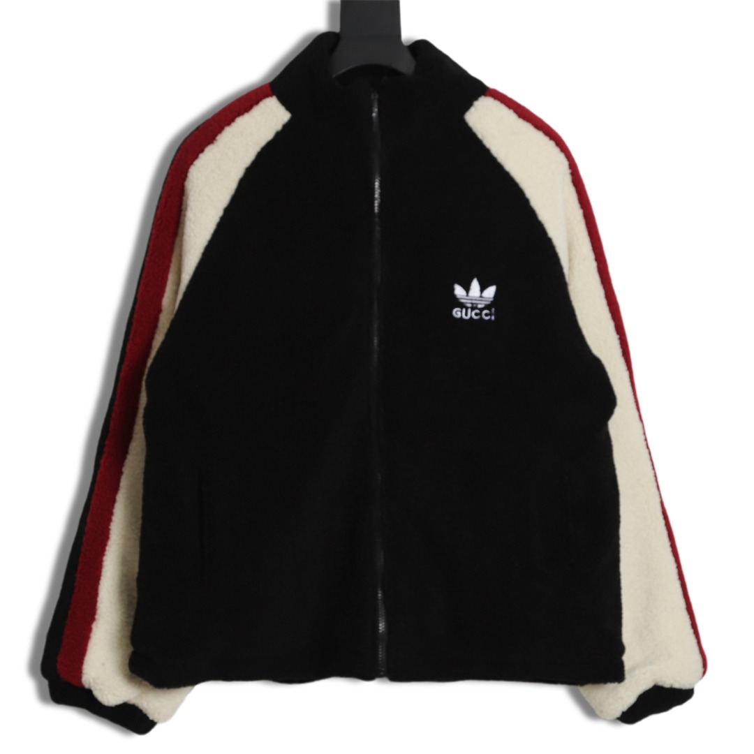 GUCCIadidas三叶草刺绣LO