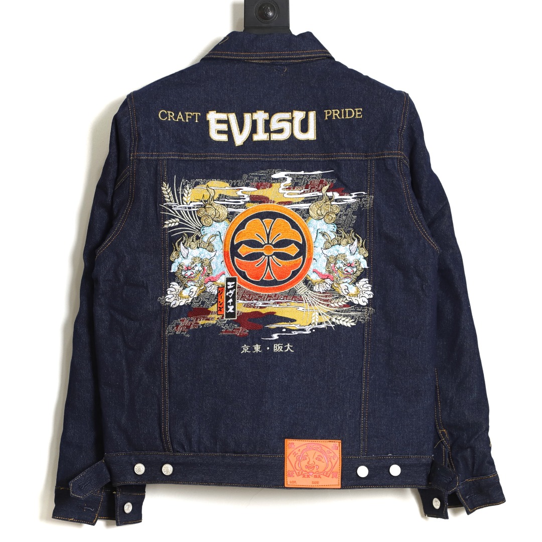 Evisu22fw家花牛仔此款横须贺