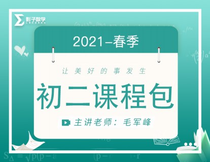 《YL2220-毛军峰的影子数学-2021-初二春季课》