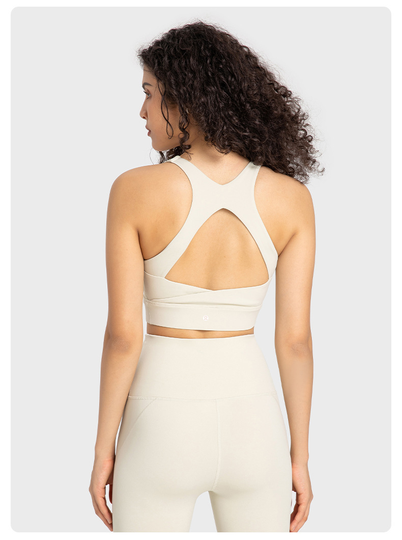 Lululemon sports bra yoga white
