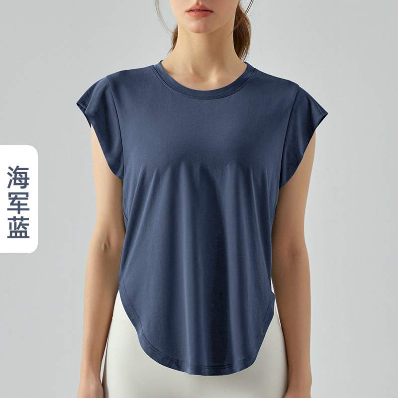 Lululemon t-shirt everyday white and lavender yoga
