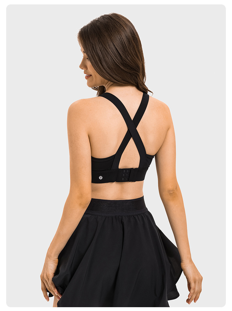 Lululemon sports bra training black yoga