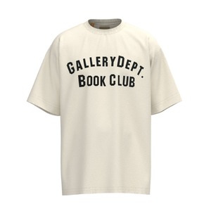 Gallery Dept Clothing T-Shirt Apricot Color Printing Short Sleeve