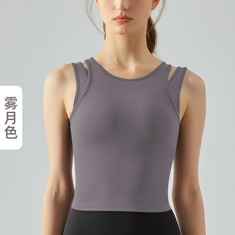 Lululemon tank yoga black and white