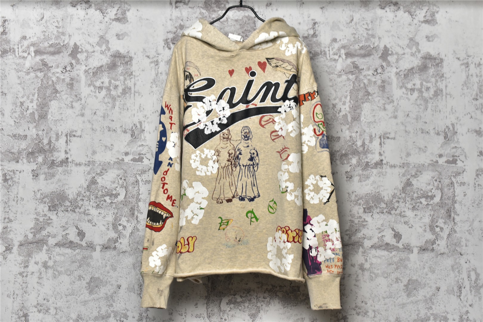 Street item 123718 Saint Michael x Denim tears co-branded 22Fw cotton graffiti