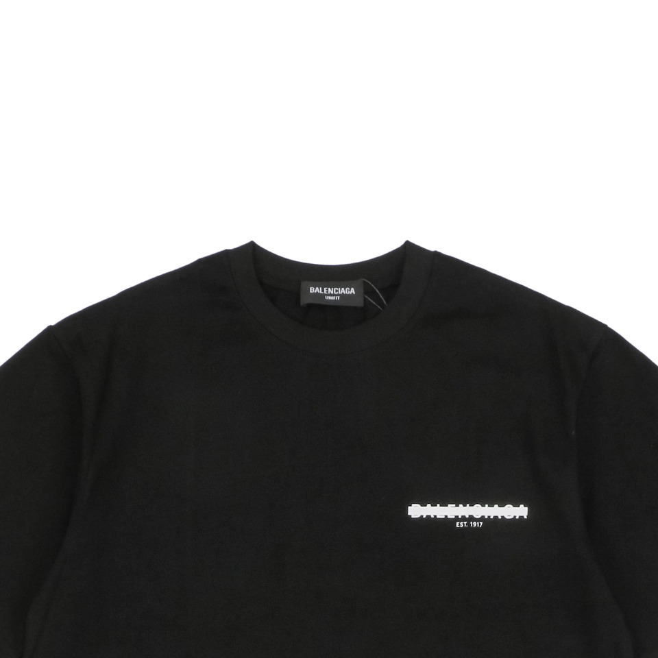 Balenciaga/巴黎世家 23ss 白字母胶带印花短袖