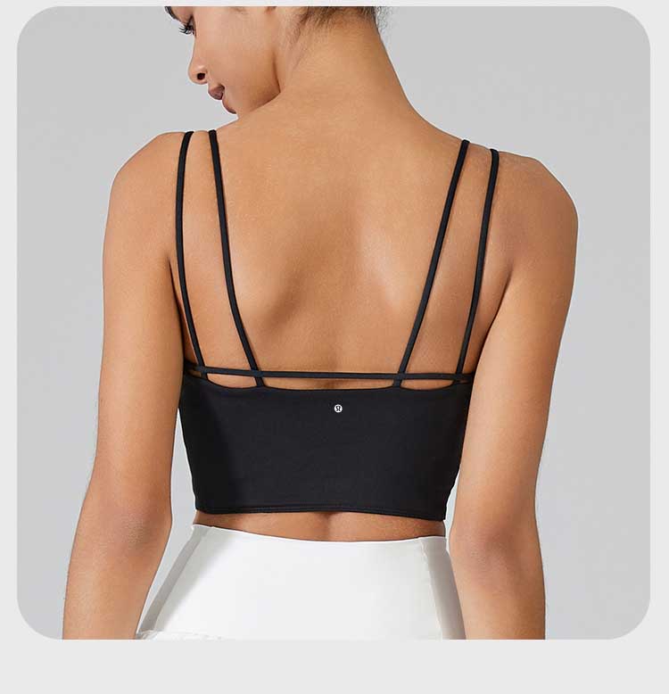 Lululemon sports bra yoga black