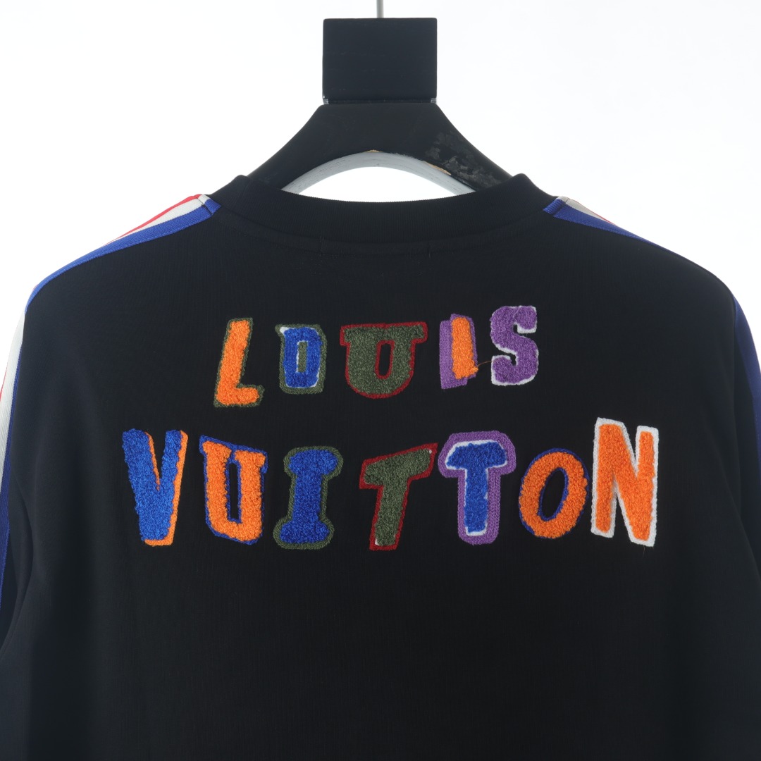 260 Louis Vuitton/路易威登LV * NBA 联名彩色字母刺绣圆领卫衣