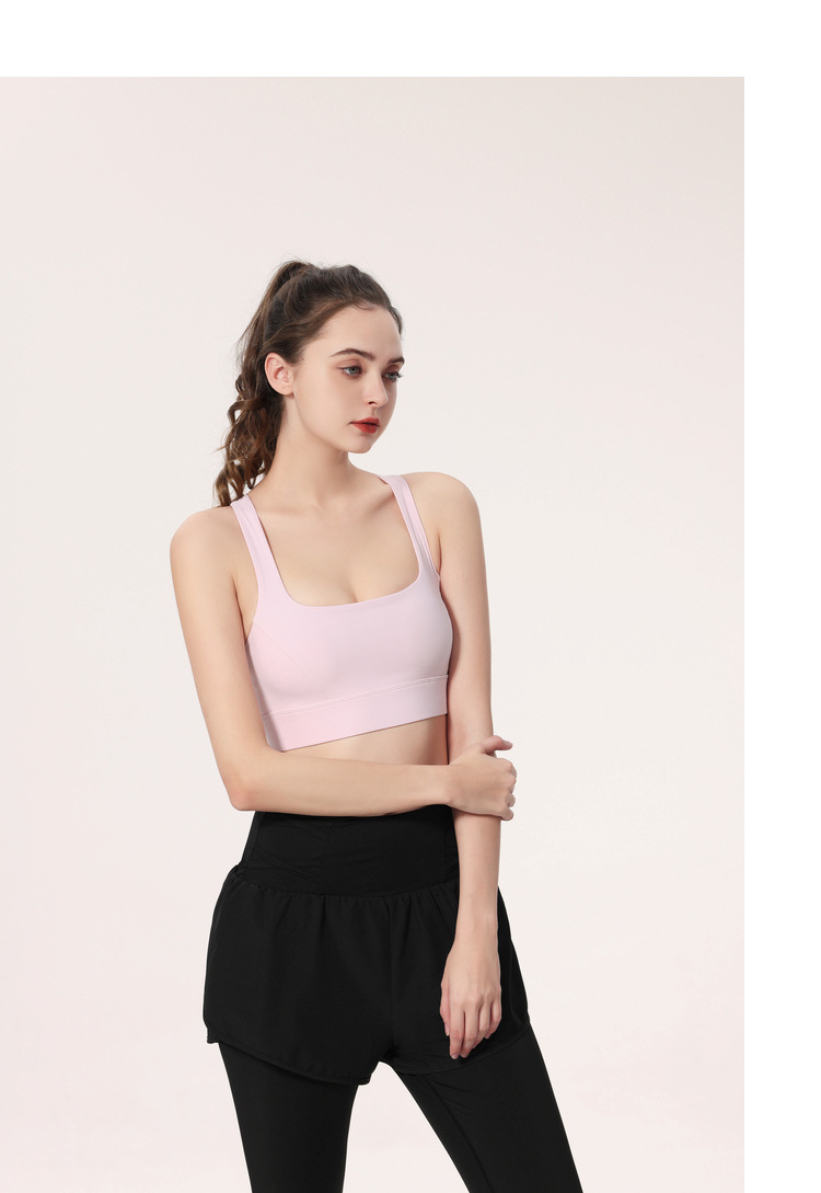 Lululemon sports bra yoga light pink