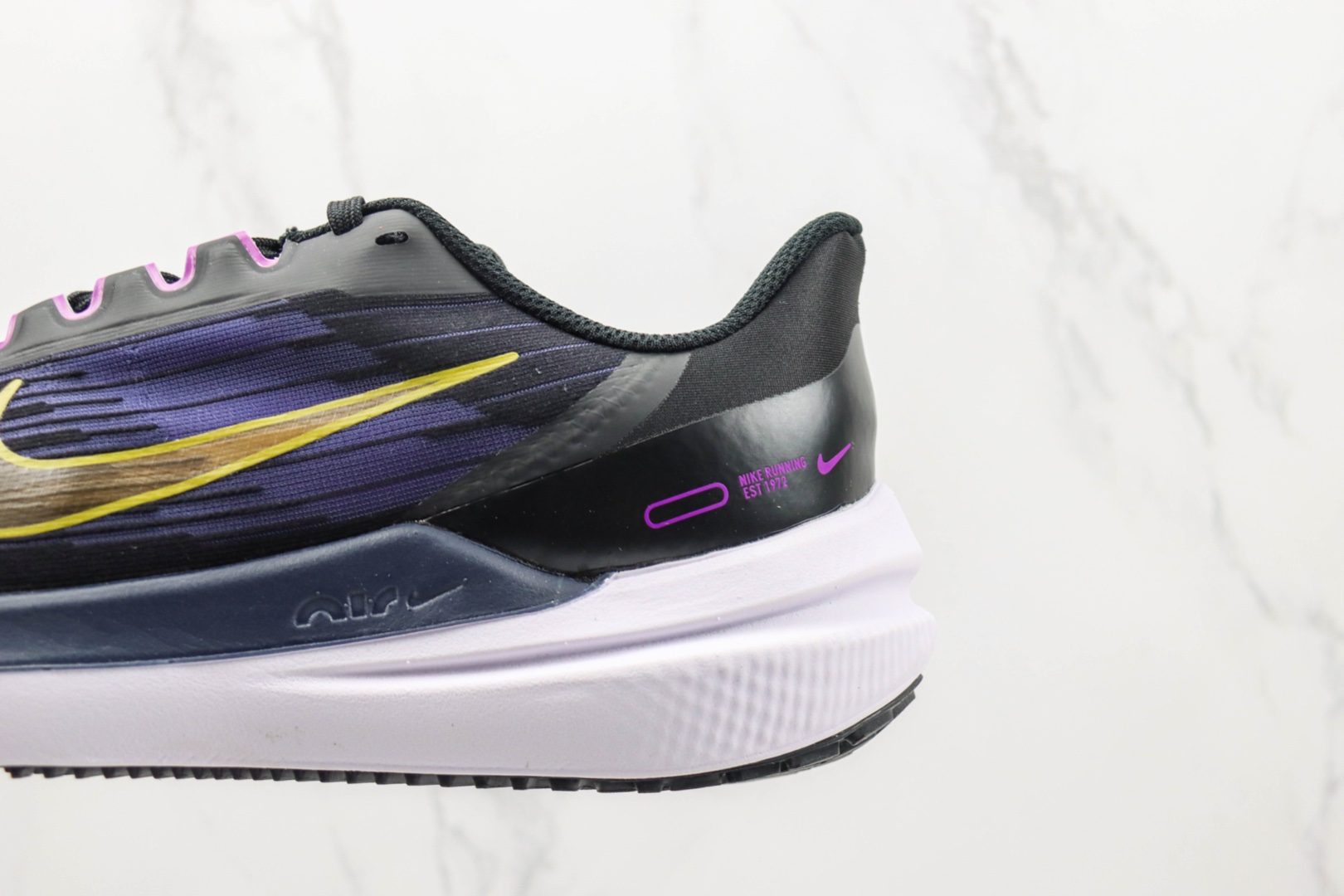 Nike Zoom Winflo 9 Black/Blue Running Shoes - Cushioned, Anti-Slip, Durable 7 o 1gp8f6nir147q1i0h1jnqgiu1a841d