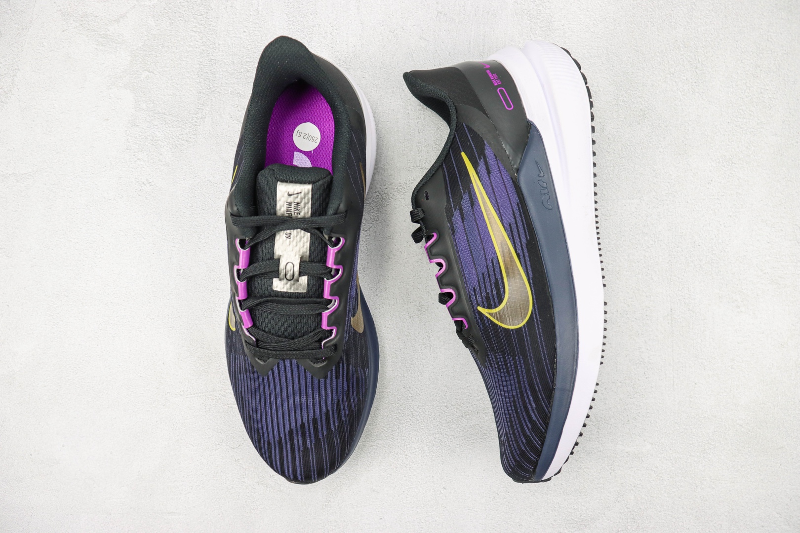 Nike Zoom Winflo 9 Black/Blue Running Shoes - Cushioned, Anti-Slip, Durable 1 o 1gp8f6nir1di01pie1v6ilgmsqn1h